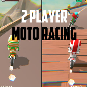 Corrida de Motocicletas 2 Jogadores em COQUINHOS